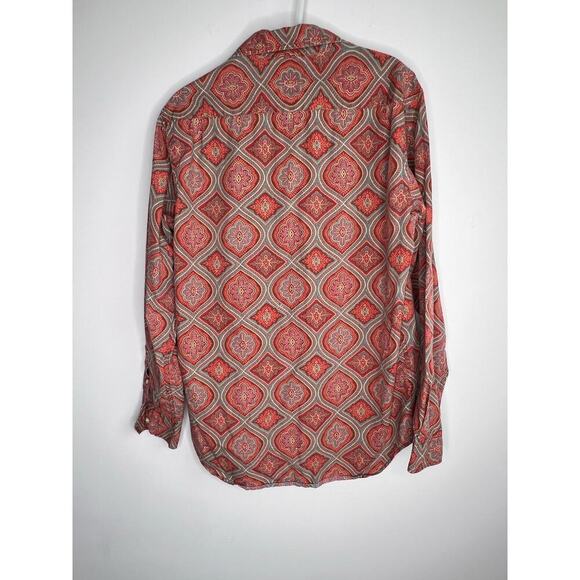 Vintage Y2K Lucky Brand Dungarees Printed Button Down Men's Size Small - Picture 8 of 9